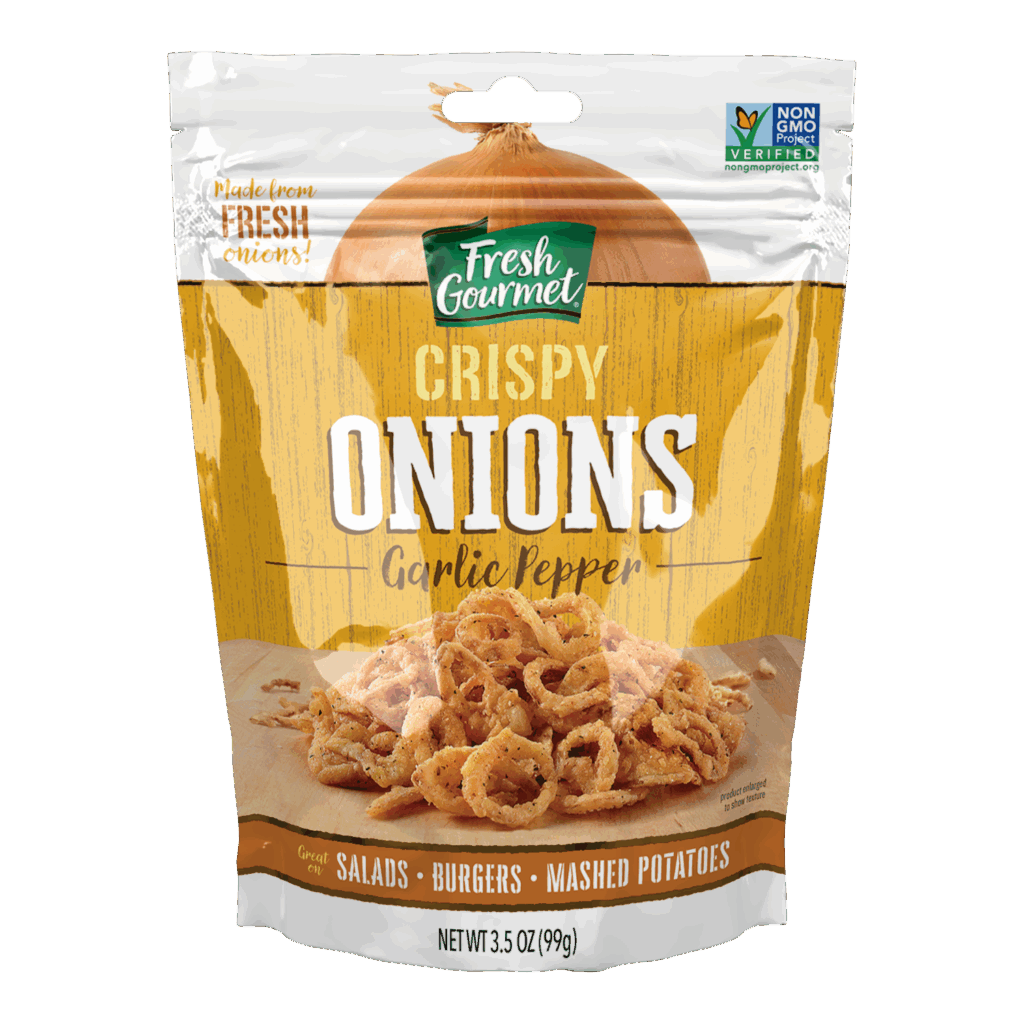 Garlic Pepper Crispy Onions